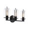 Designers Fountain Skylar 24.5 in. 3-Light Matte Black Vanity Light with Clear Glass Shades for Bathrooms D332M-3B-MB - alternate 9